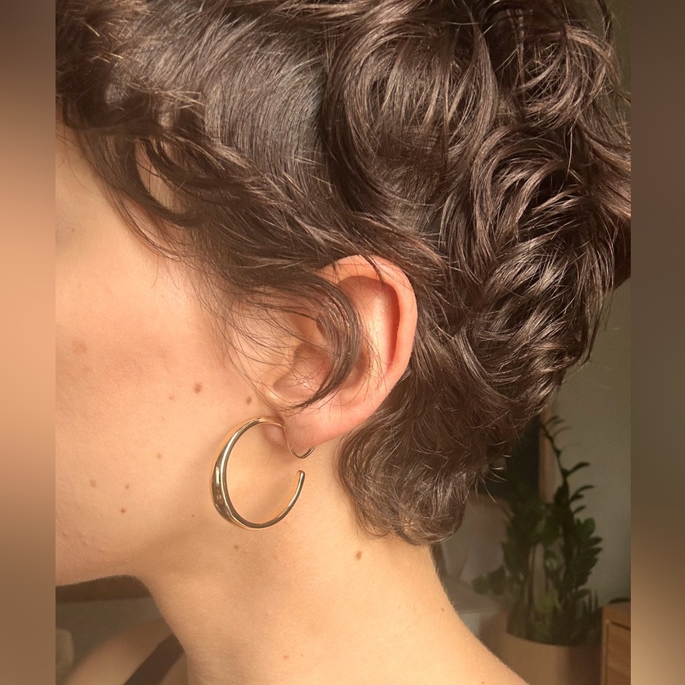 Chico’s Gold Tone Clip-On Earrings